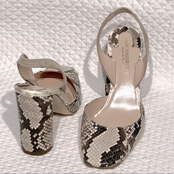 Ann Mashburn python heel made in Italy - Picture 9 of 9